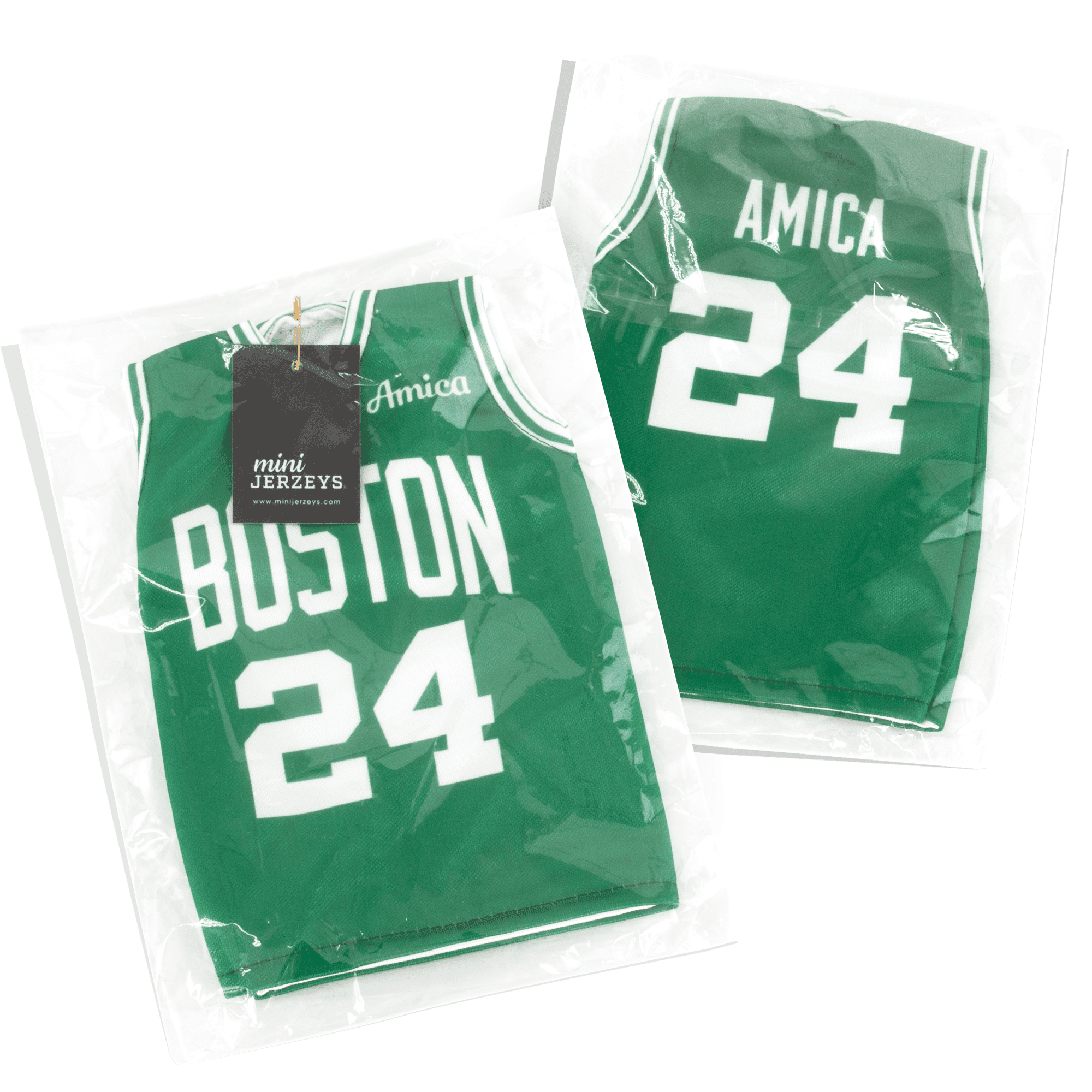 Boston Celtics Miniature Jerseys