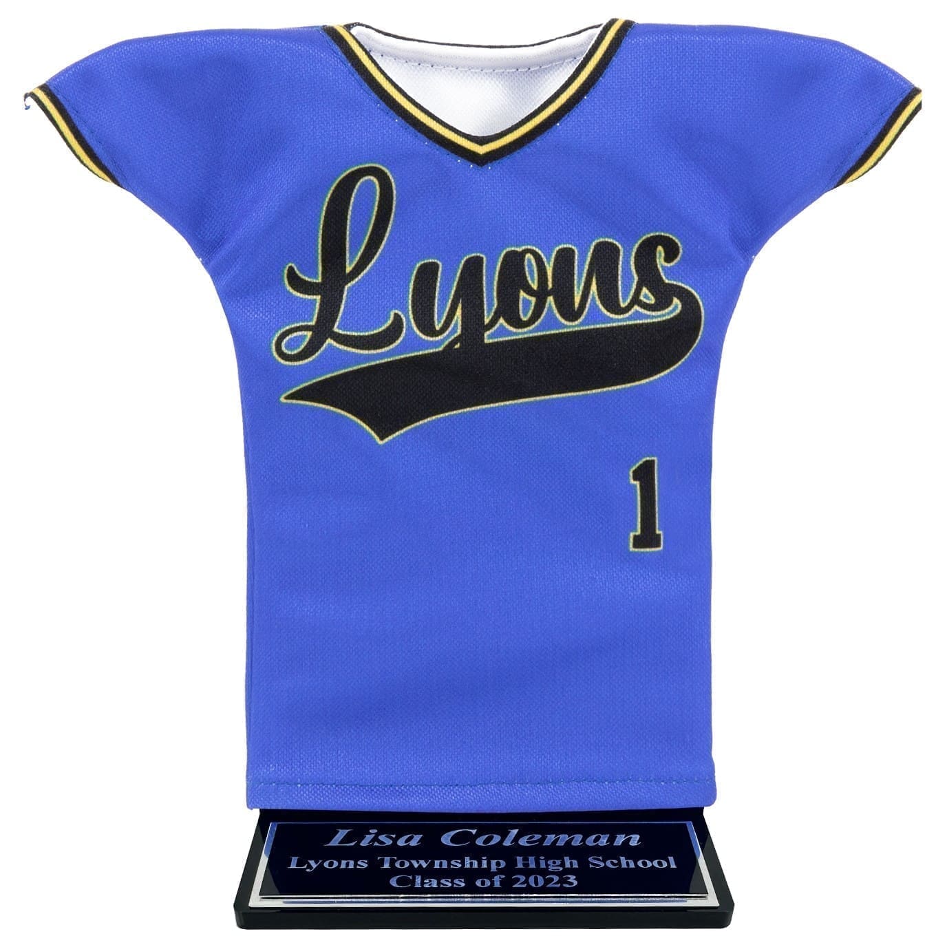 MiniJerzeys Custom Order Captain Plaque